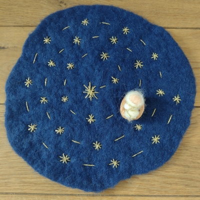 Advent spiraal met kerstkindje