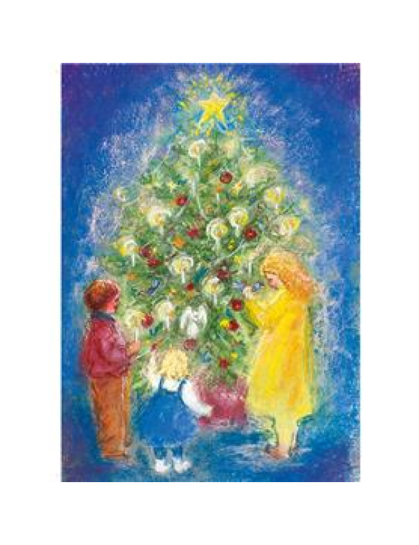 Kaart kerstboom