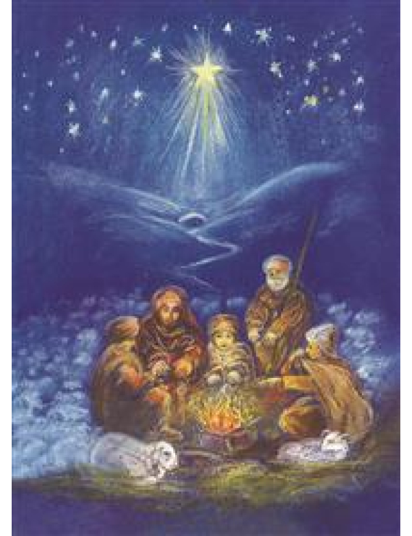 Kaart herders winternacht